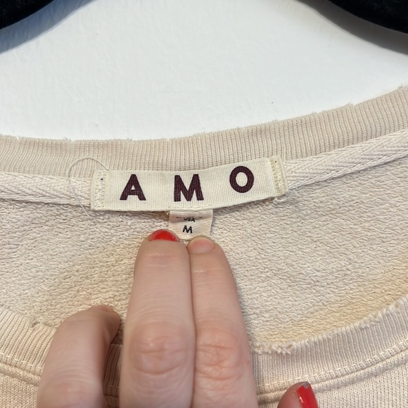 AMO Denim Easy Sweatshirt - Picture 2 of 4